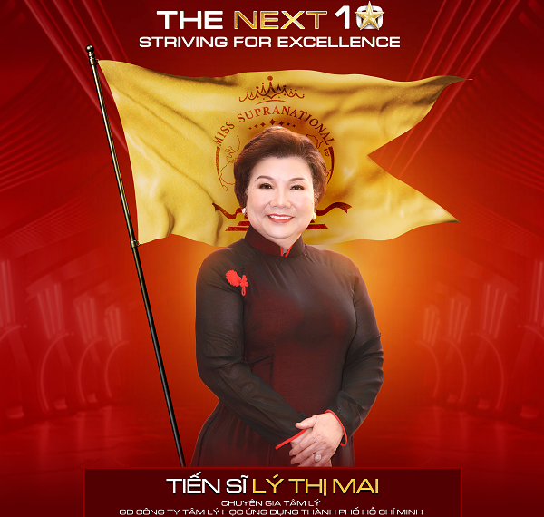 Tiến sĩ Lý Thị Mai chính thức trở thành trưởng ban giám khảo hoa hậu siêu quốc gia Việt Namm
