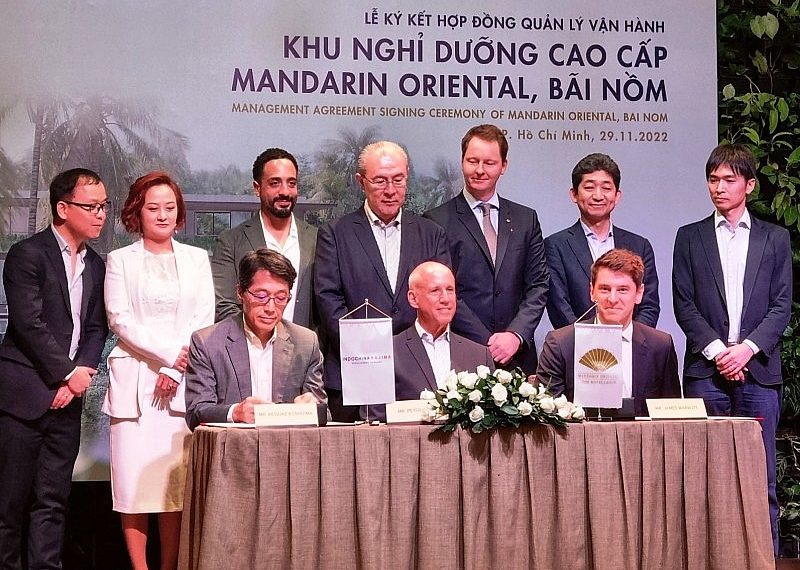 Indochina Kajima ký kết Hợp đồng quản lý vận hành với Tập đoàn Mandarin Oriental cho dự án Mandarin Oriental, Bãi Nồmtỉnh Phú Yên