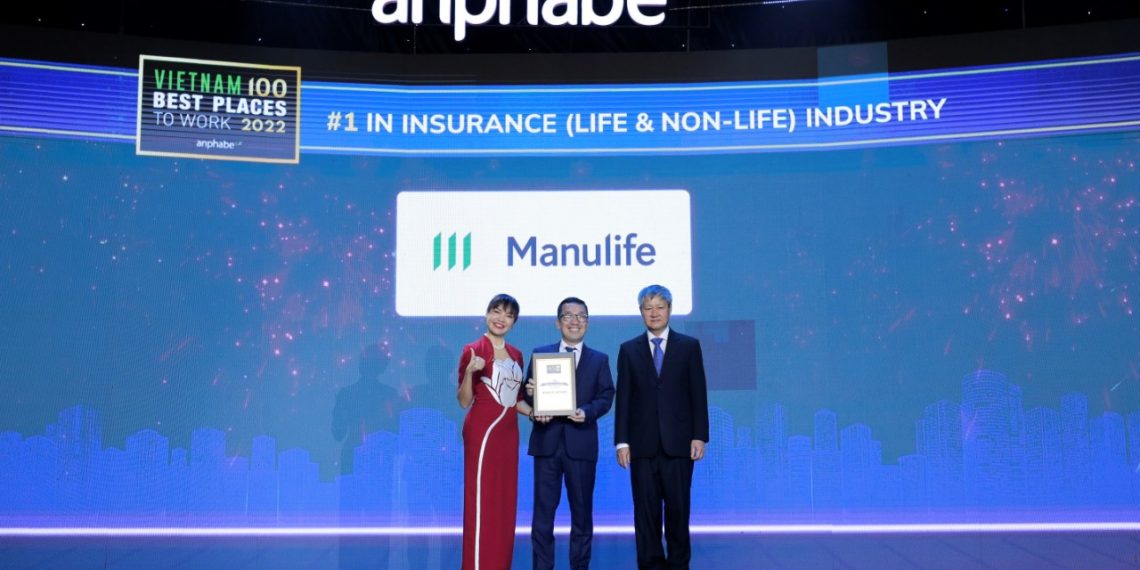 Manulife Việt Nam tiếp tục dẫn đầu ngành bảo hiểm trong bảng xếp hạng ‘Top 100 Nơi làm việc tốt nhất’