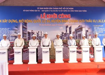 Khởi công dự án xây dựng, mở rộng Quốc lộ 50, huyện Bình Chánh