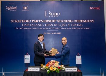 CapitaLand Development hợp tác với Toong phát triển không gian làm việc chung đầu tiên trong mô hình dự án SOHO  tại SOHO @ Heritage West Lake