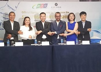 Lễ ký kết hợp tác chiến lược của DTG và CYFIRMA