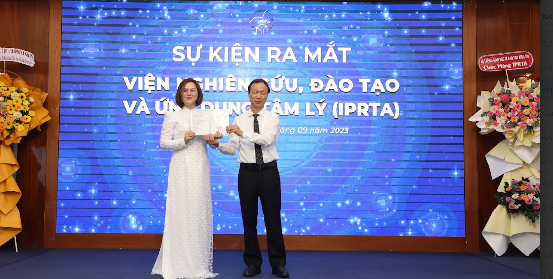 Lễ ra mắt viện nghiên cứu đào tạo và ứng dụng tâm lý “IPRTA”