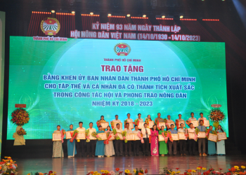 TP Hồ Chí Minh tuyên dương 15 nông dân tiêu biểu năm 2023