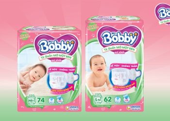 Diana Unicharm ra mắt Tã Quần Mở Một Bên Bobby cho bé sơ sinh đầu tiên trên thế giới