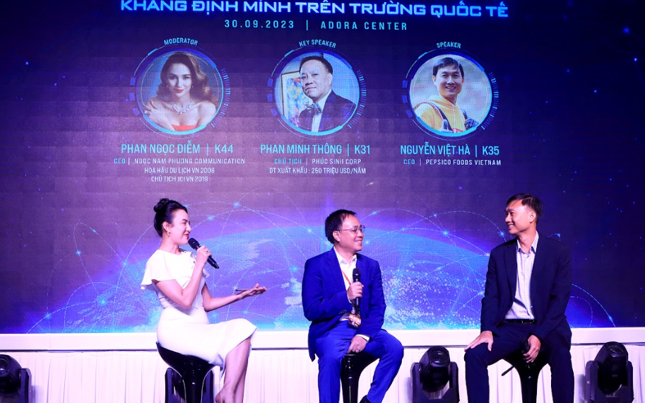 Cựu sinh viên Ngoại thương – Tỏa sáng toàn cầu”, Là nơi để các doanh nhân trong và ngoài nước hội tụ, cùng nhau kết nối và chia sẻ