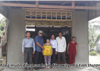 OKVIP GROUP xây nhà tình thương cho anh Hà Văn Đèo Bến Tre
