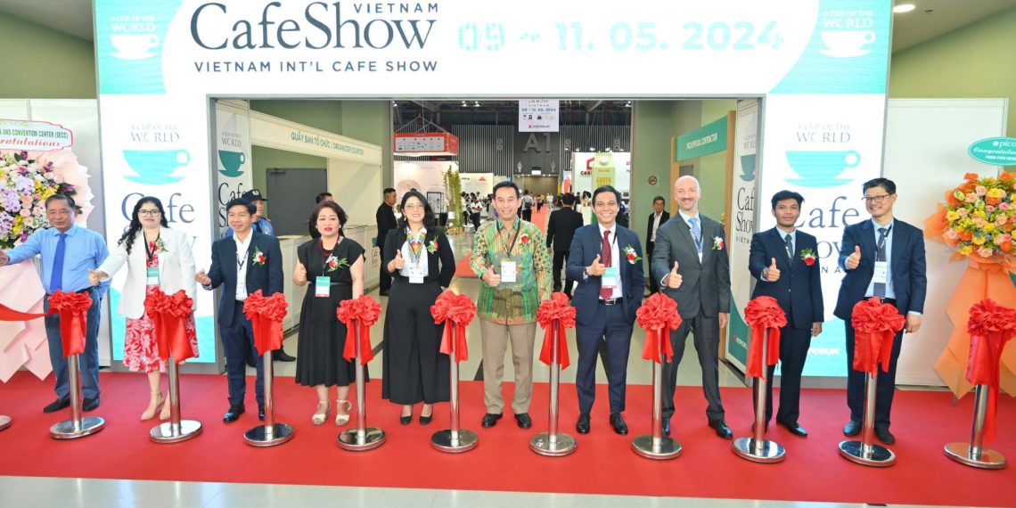 Khai mạc chuỗi triển lãm Quốc tế về Cafe Show và trà Việt Nam 2024