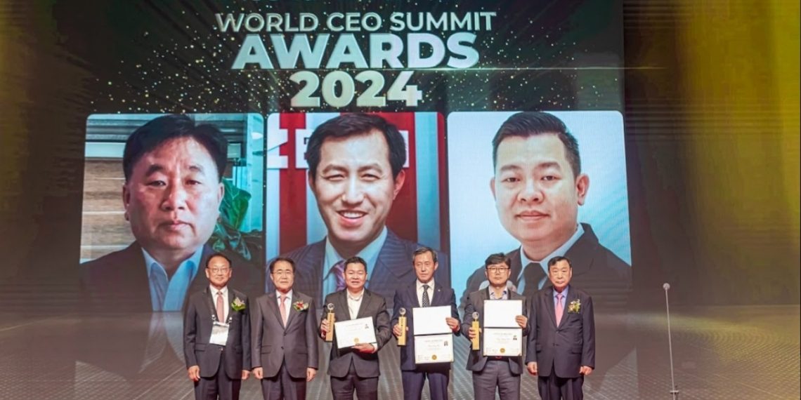 Chủ tịch (VIREA) Trương Gia Bảo nhận giải thưởng quản lý thành phố tại chương trình CICON SEOUL 2024