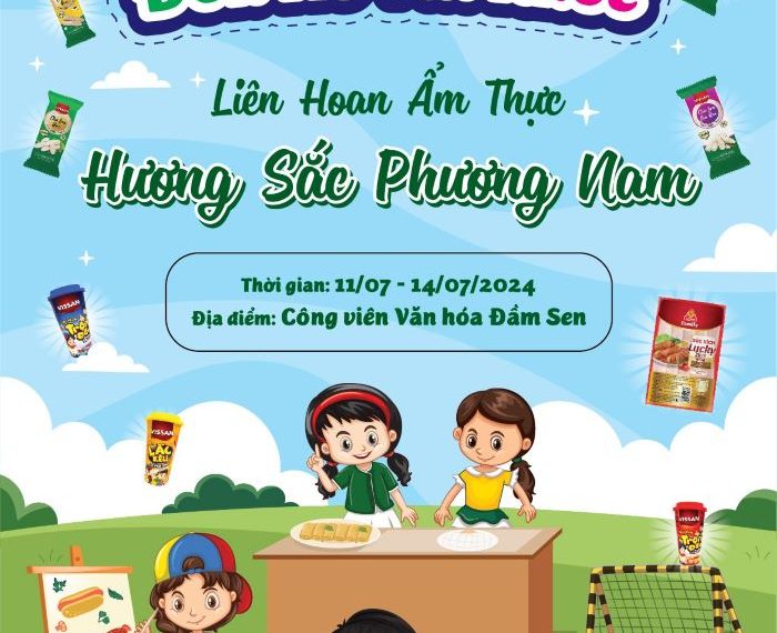 Cùng Vissan đón hè vui khoẻ với” Liên hoan ẩm thực hương sắc Phương Nam” Tại công viên Đầm Sen