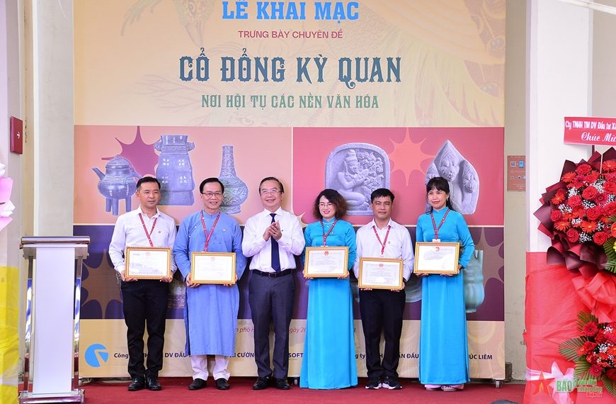 Trưng bày Cổ Đổng kỳ quan tại Bảo tàng Lịch sử TP Hồ Chí Minh trưng bày hơn 150 hiện vật