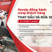 Honda Việt Nam hỗ trợ người dân các tỉnh miền Bắc Kiểm tra và thay dầu miễn phí xe hư hại do mưa lũ gây ra