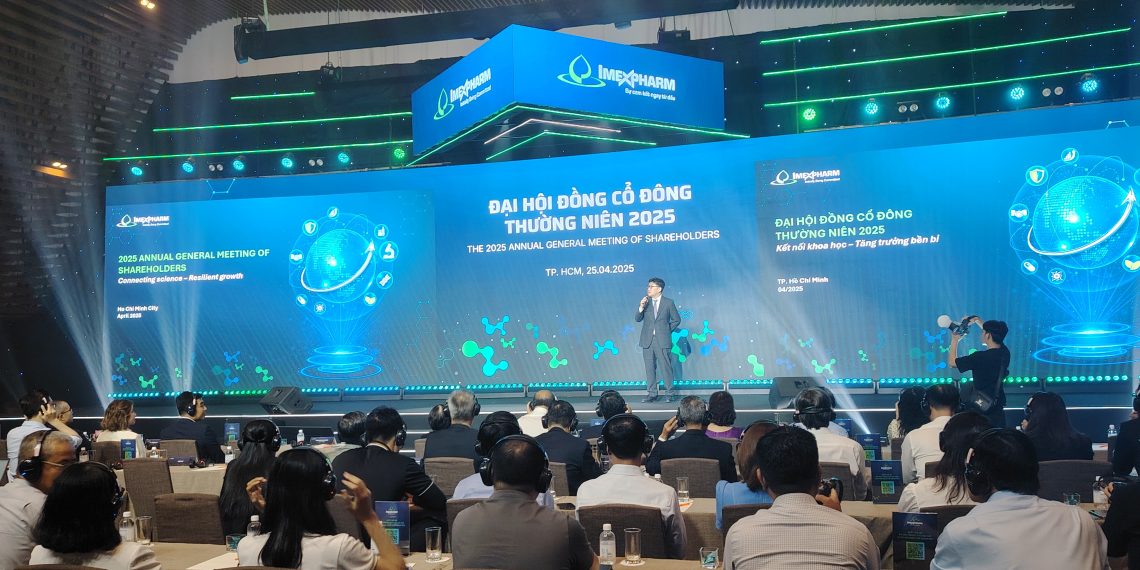 IMEXPHARM đặt mục tiêu tổng doanh thu năm 2025 đạt 2.981 tỷ đồng tăng 18.6%