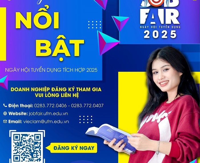 Hơn 3.500 việc làm dành cho sinh viên tại “Ngày hội tuyển dụng tích hợp – Job Fair UFM 2025”