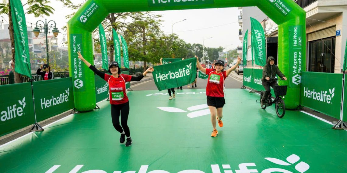 Herbalife Việt Nam tiếp tục tài trợ giải Marathon VnExpress Hải Phòng nhằm khuyến khích lối sống năng động lành mạnh