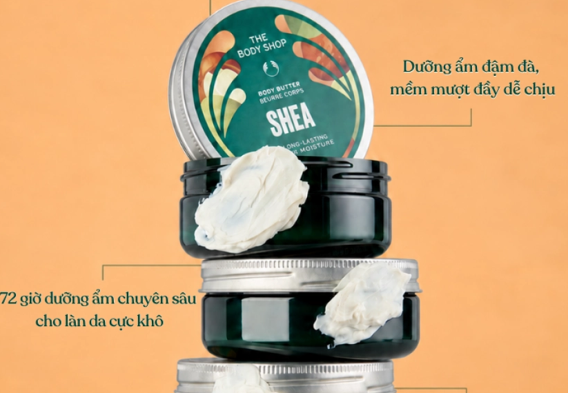 The Body Shop Việt Nam giới thiệu dấu ấn mới trong hành trình chăm sóc cơ thể: Bơ Dưỡng Thể phiên bản cải tiến với diện mạo mới cùng kết cấu sánh mịn hơn cho làn da lên đến 72 giờ